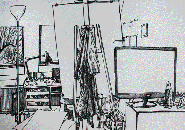 Atelier im Januar 2017